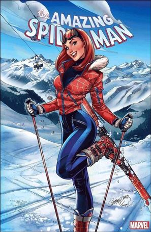 Amazing Spider-Man (2022) issue 40-C J. Scott Campbell Ski Chalet Cover