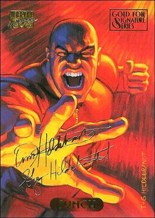 1994 Marvel Masterpieces (Gold-Foil Signature Parallel Base Set) card 120 Synch