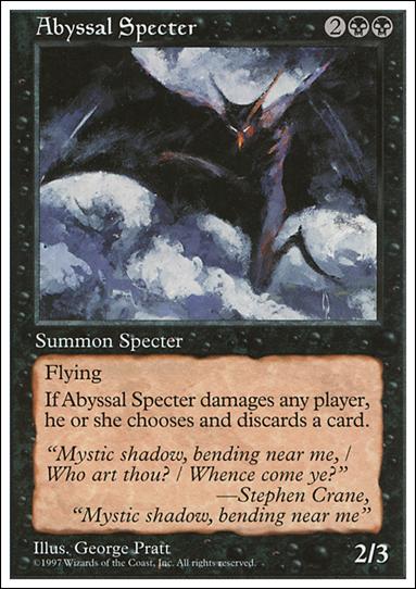 Magic the Gathering: 5th Edition (Base Set) card 139 Abyssal Specter
