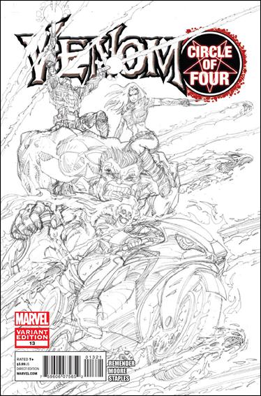 Venom (2011) issue 13-D Walt Simonson 1:100 Sketch Cover