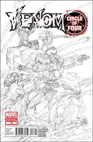 Venom (2011) issue 13-D Walt Simonson 1:100 Sketch Cover