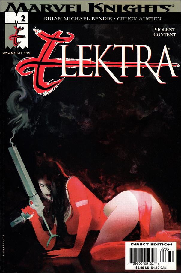 Elektra (2001) issue 2-B Bill Sienkiewicz Cover