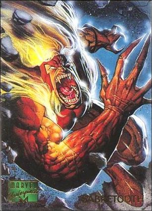 1995 Marvel Masterpieces (Base Set) card 85 Sabretooth