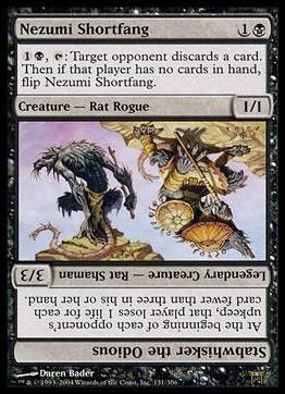Magic the Gathering: Champions of Kamigawa (Base Set) card 131 Nezumi Shortfang