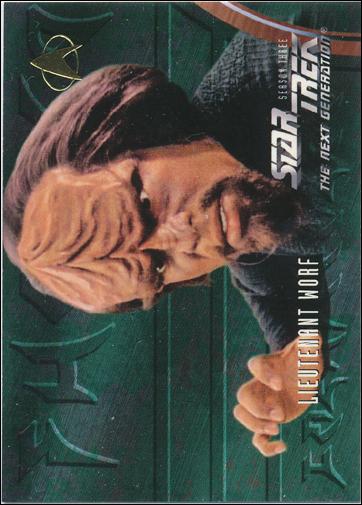 Star Trek: The Next Generation - The Episode Collection Season Three (Base Set) card 228 Lieutenant Worf
