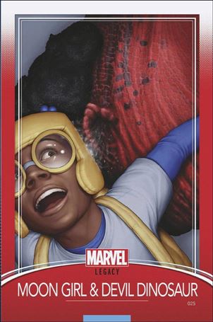 Moon Girl and Devil Dinosaur (2016) issue 25-C John Tyler Christopher Marvel Trading Card Cover