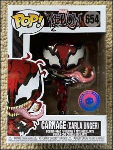 POP! Marvel figure 654 Carnage (Carla Unger)