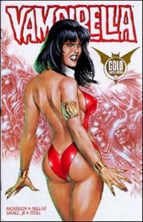 Vampirella Monthly issue 4-D Joseph Michael Linsner Gold Edition Cover