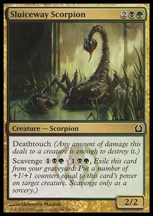 Magic the Gathering: Return to Ravnica (Base Set) card 198 Sluiceway Scorpion