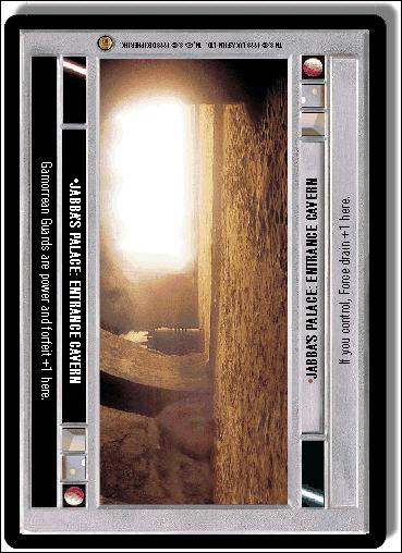 Star Wars: Jabba's Palace Limited (Base Set) card 172 Jabba's Palace: Entrance Cavern