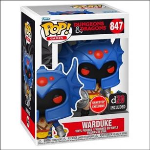 POP! Games figure 847 Warduke  with D20 (Gamestop Exclusive)