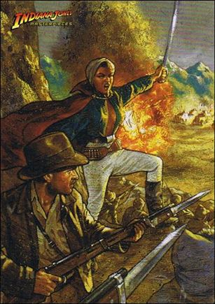 Indiana Jones Masterpieces (Base Set) card 83 At War With the Army