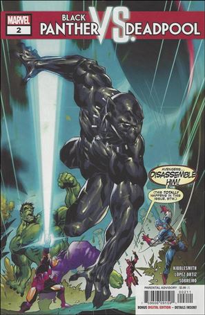 Black Panther vs Deadpool issue 2 Ryan Benjamin Cover