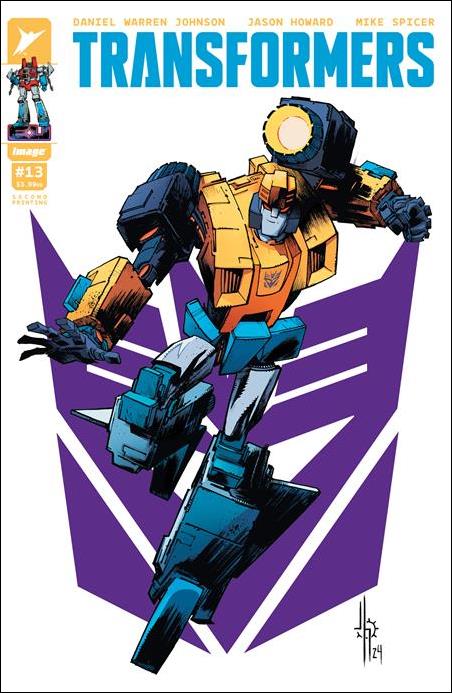 Transformers (2023) issue 13-Q Jason Howard "Genvo" Cover (Second Printing)