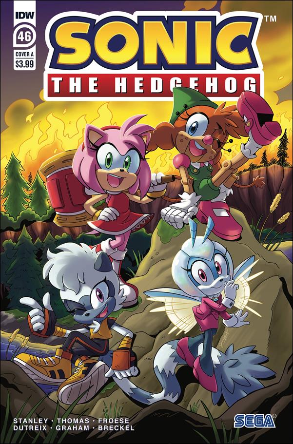 Sonic the Hedgehog (2018) issue 46 Ryan Jampole Cover