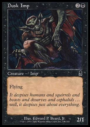 Magic the Gathering: Odyssey (Base Set) card 131 Dusk Imp