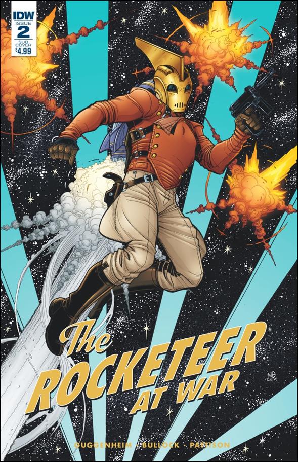 Rocketeer at War issue 2-B Nick Bradshaw Subscription Cover