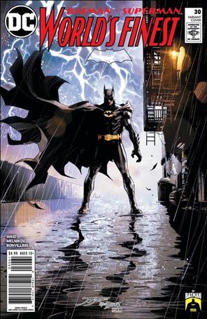 Batman/Superman: World's Finest issue 30-D Jorge Jiménez Batman 80th Ann. Cardstock Cover