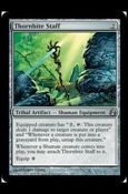 Magic the Gathering: Morningtide (Base Set) card 145 Thornbite Staff