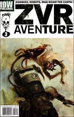 Zombies vs Robots Aventure issue 3 Ashley Wood Cover