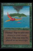 Magic the Gathering: Limited Edition Alpha (Base Set) card 186 Birds of Paradise