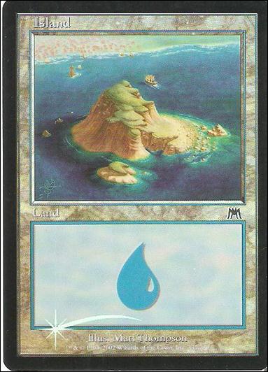 Magic the Gathering: Onslaught (Base Set) card 337-B Island (Foil)