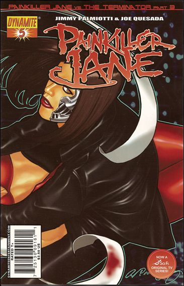 Painkiller Jane (2007) issue 5-B Terminator "Right Side" Cover