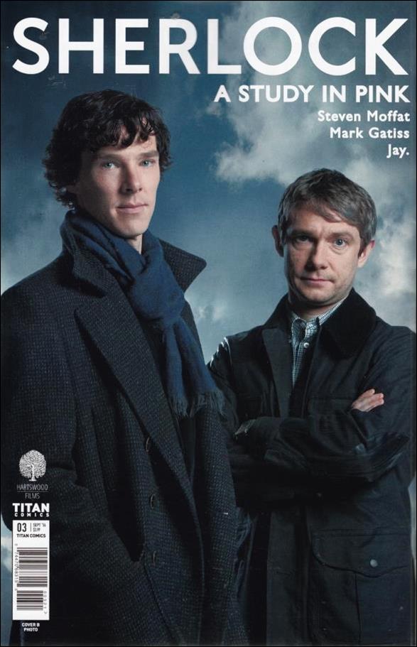 Sherlock: A Study in Pink issue 3-B Photo Cover