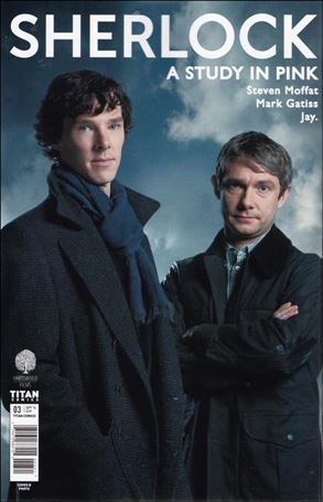 Sherlock: A Study in Pink issue 3-B Photo Cover