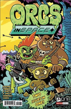 Orcs in Space issue 1 and 2-C Francois Vigneault 1:10 Wraparound Cover