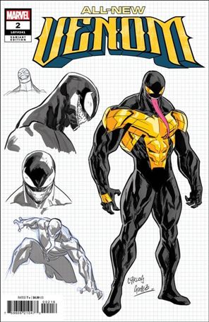All-New Venom issue 2-F Carlos Gómez 1:10 Design Cover