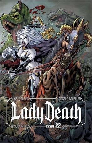 Lady Death (2010) issue 22-B Wraparound Cover