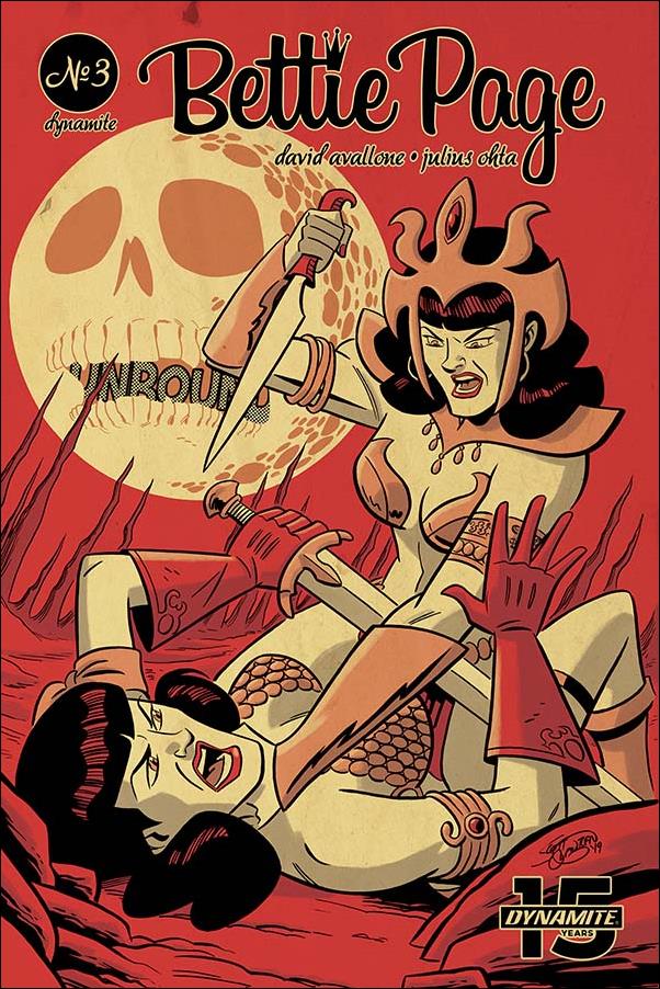 Bettie Page: Unbound issue 3-B Scott Chantler Cover