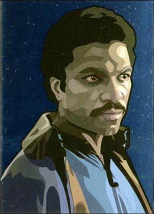 Star Wars Galaxy: Series 5 (Foil Subset) card 7 Lando Calrissian Silver Foil