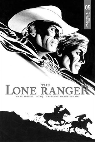 Lone Ranger (2018) issue 5-B 1:10 Black & White Cover