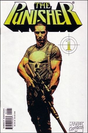 Punisher (2000) issue 1-C Tim Bradstreet White Cover (2nd Printing)
