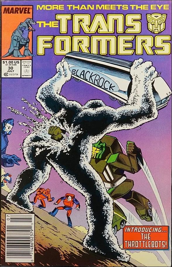 Transformers (1984) issue 30-B Newsstand Cover