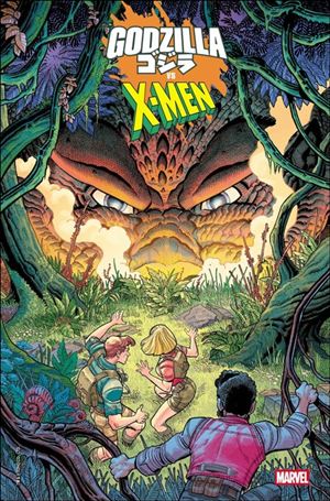 Godzilla vs. X-Men issue 1-E Nick Bradshaw Monster Homage Cover