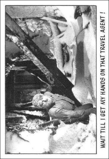 Creature Feature (Base Set) card 61 Wait till I get my hands on that travel agent!