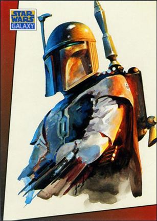 Star Wars Galaxy: Series 1 (Promo) card M Boba Fett