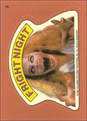 Fright Flicks (Sticker Subset) card 3 Fright Night