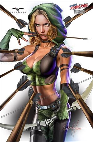 Robyn Hood: I Love NY issue 5-G Greg Horn New York Comic Con Cover 1/350