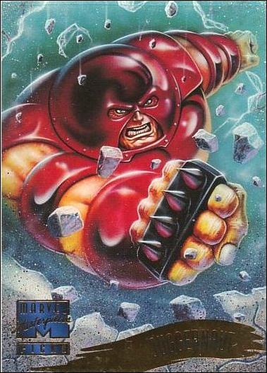1995 Marvel Masterpieces (Base Set) card 128 Juggernaut