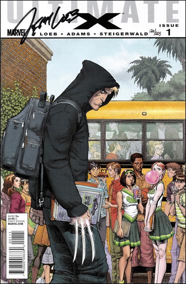 Ultimate X issue 1-I Art Adams "Shiny" (Signed by Jeph Loeb) 1/225