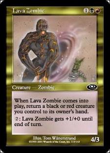 Magic the Gathering: Planeshift (Base Set) card 113 Lava Zombie