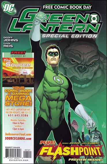FCBD 2011 Green Lantern Flashpoint Special Edition issue 1-U Source Comics & Games Cover