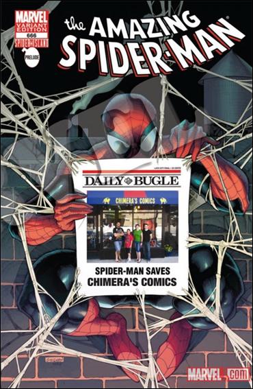 Amazing Spider-Man (1963) issue 666-MV Chimera's Comics Daily Bugle Cover