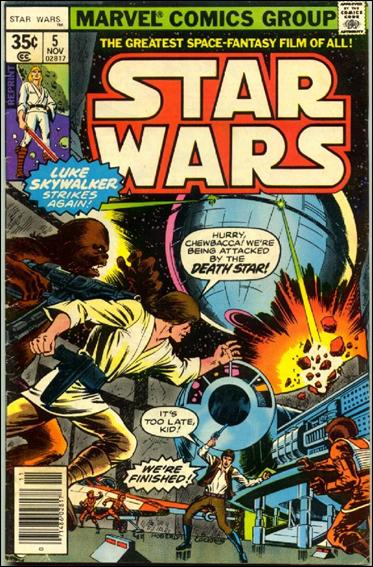 Star Wars (1977) issue 5-D 35 Cent Newsstand Reprint Cover (2nd Printing)