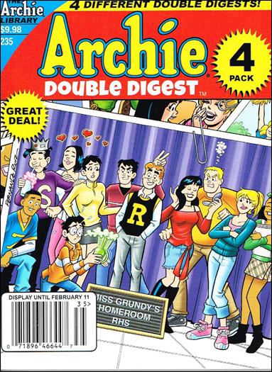 Archie's Double Digest Magazine issue 235-B 4 Pack Cover