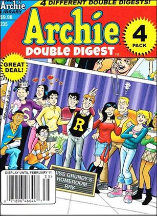 Archie's Double Digest Magazine issue 235-B 4 Pack Cover